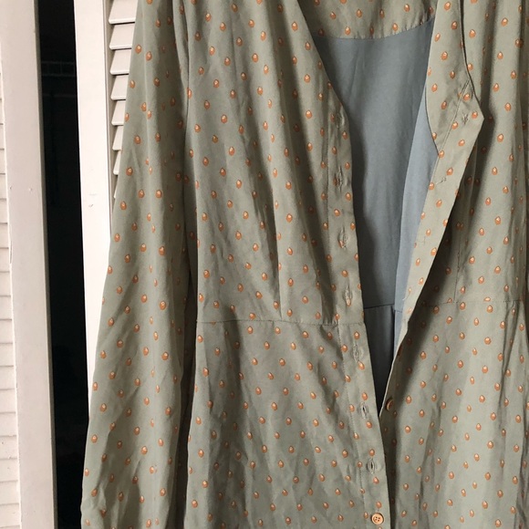 Clad & Cloth button down Midi Dress - Picture 2 of 3